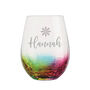 Personalised Christmas Rainbow Cocktail Glass Tumbler, thumbnail 4 of 4