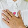 Jada Silver Open Ring, thumbnail 3 of 3