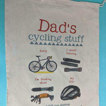 Personalised Cycling Story Sack, 10 of 12
