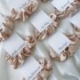 Bridesmaid Champagne Satin Scrunchie, thumbnail 1 of 2