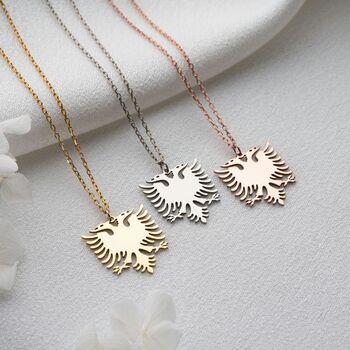 Heritage Albanian Eagle Necklace, 4 of 10