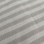 Cream Striped Design Cotton Bedspread, thumbnail 3 of 8