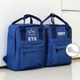 Personalised Twin Handle Mini Square Backpack, thumbnail 1 of 12