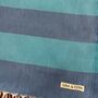 Bright Stripe Large Hammam Towel, thumbnail 5 of 6