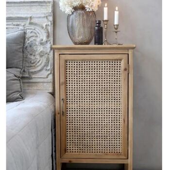French Wicker Cabinet, 3 of 4