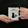 Crazy Cat Lady Personalised Mug, thumbnail 1 of 2
