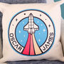 Personalised Astronaut Cushion Kids Room Nursery Decor, thumbnail 3 of 4