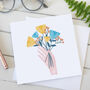 Bouquet Floral Blank Greetings Card, thumbnail 1 of 1