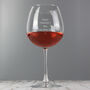 Bottle Of Wine Personalised Oversized Glass, thumbnail 7 of 12