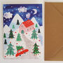 Winter Scene Christmas Card, thumbnail 5 of 6