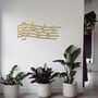 Musical Notes Wooden Wall Art Treble Clef Design, thumbnail 4 of 10