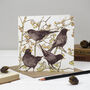 'Black Birds' Mixed Pack Of Ten Greeting Cards, thumbnail 5 of 10