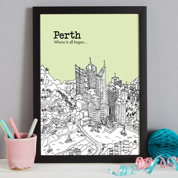 Personalised Perth Print, 5 of 10