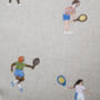 Tennis Embroidered Cushion W Insert, thumbnail 4 of 4
