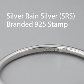 Sterling Silver Created Green Emerald Droplet Ring, 8 of 11