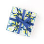 Navy Blue Zingy Yellow Coaster Set, thumbnail 5 of 12