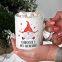 Personalised Gonk Red Christmas Mug Gift, thumbnail 1 of 5