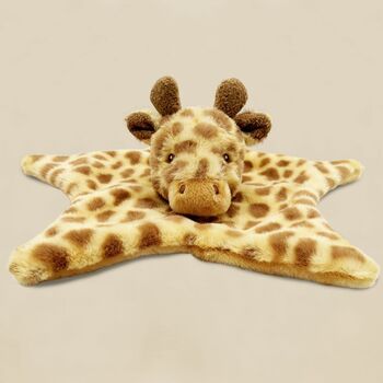 Georgie Giraffe Comforter With Swaddles Gift Set, 3 of 8