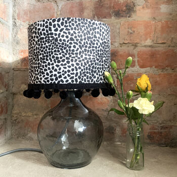 Spot Lampshade With Pom Pom Trim *Free Delivery*, 5 of 7