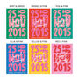 Personalised Bold Special Date Couples Typography Print, thumbnail 3 of 6