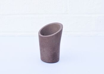 Concrete Mini Vessel Planter, Pen Pot, Desk Tidy, 5 of 7