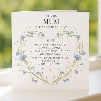Heartfelt Birthday Card For Special Mum, 4 of 7