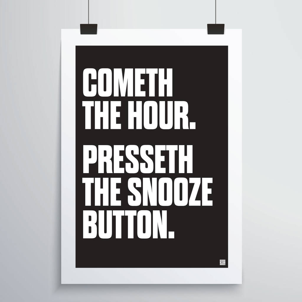 Snooze Print, 1 of 4