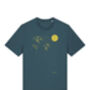 Organic Mens Migrate Swallow T Shirt, thumbnail 3 of 3