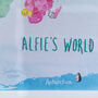 Personalised Childrens World Map Notice Board, thumbnail 3 of 8