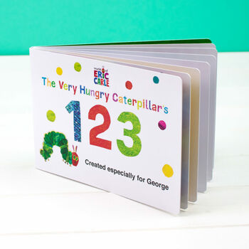 Personalised Very Hungry Caterpillar Board Book – 123, 8 of 9