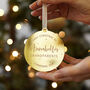 New Grandparents Christmas Bauble, thumbnail 1 of 4