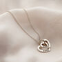 Personalised Mummy And Baby Heart Necklace, thumbnail 11 of 12