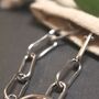 Stainless Steel Link Chain Ot Clasp Bracelet, thumbnail 6 of 8