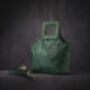 Handmade Green Leather Handbag For Women Personalised, thumbnail 2 of 12