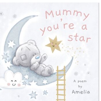 Personalised Mummy You're A Star, Poem Book, 6 of 6