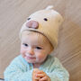 Baby Duck Knit Beanie Hat For Baby And Toddler, thumbnail 8 of 12