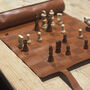 Monogrammed Roll Up Chess Set, thumbnail 1 of 2