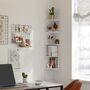 Five Tier Zigzag Floating Corner Wall Shelves, thumbnail 7 of 12