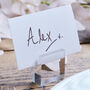 Clear Acrylic Block Place Card Holders, thumbnail 1 of 3