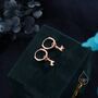 Sterling Silver Cute Llama Dangle Huggie Hoops, thumbnail 5 of 11