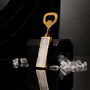 Brass Crystal Quartz Bottle Opener, thumbnail 1 of 4