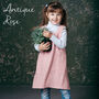 Linen Crossover Pinafore Apron For Women And Kids, thumbnail 2 of 12