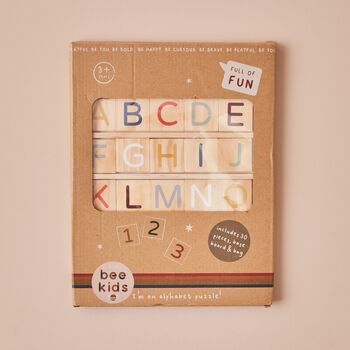 Children's Wooden Alphabet Puzzle, 7 of 7