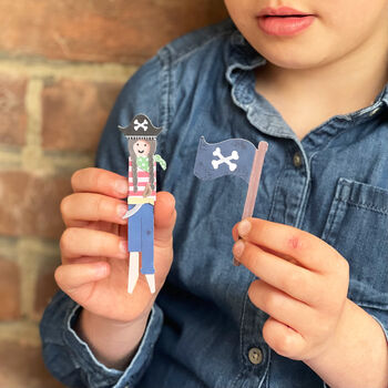 Make Your Own Pirate Peg Doll Kit, 3 of 7
