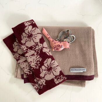 Unisex Cashmere Knitted Scarf, 5 of 6