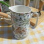 Medium China Jug In Birds On Blue Design, thumbnail 2 of 8