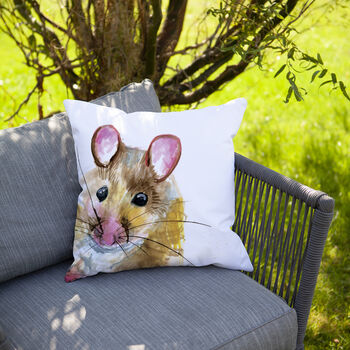 Inky Mouse Outdoor Cushion For Garden Furniture, 2 of 8