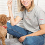 Dogs Over Humans Embroidered T Shirt, thumbnail 4 of 4