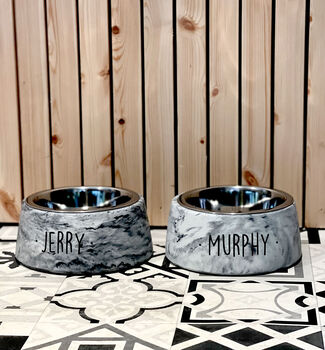 Personalised Concrete Pet Bowl, 2 of 6