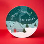 Personalised Christmas Snow Scene Cake Tin, thumbnail 5 of 7